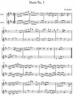 5 leichte Jazzduette von Roland Menthel 