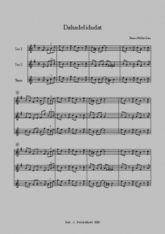 9 leichte bis mittelschwere Duette von Rainer Müller-Irion (Download) 