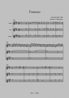 Fantasie von Johann Pachelbel 