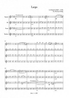 Largo aus der Oper Xerxes von Georg Friedrich Händel 