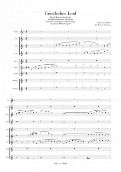 Geistliches Lied von Johannes Brahms 