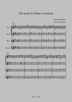 Alte Musik für Quartett Band 2 