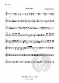 Fanfare von Jean Baptiste Lully 