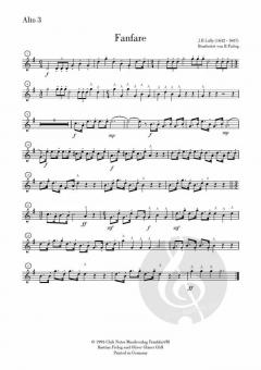 Fanfare von Jean Baptiste Lully 