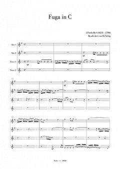 Fuga in C von Johann Pachelbel 