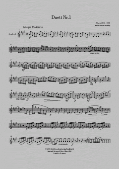 6 konzertante Duette Band 1 von Joseph Haydn 