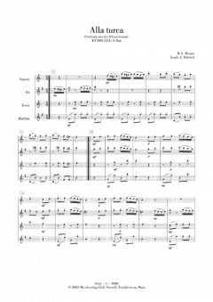 Alla turca von Wolfgang Amadeus Mozart 