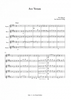 Ave Verum von Wolfgang Amadeus Mozart 