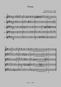 Pavane von Thomas Tomkins 