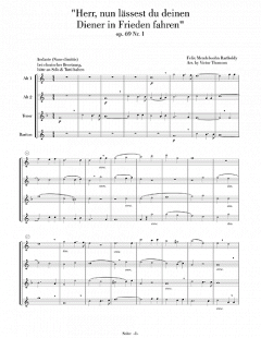 8 Quartette von Felix Mendelssohn Bartholdy 