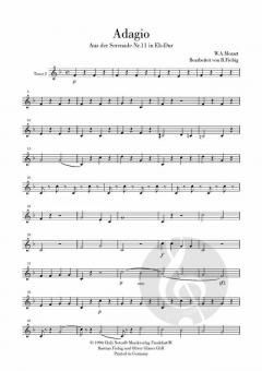 Adagio aus Serenade Nr. 11 in Eb-Dur von Wolfgang Amadeus Mozart 