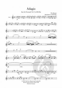 Adagio aus Serenade Nr. 11 in Eb-Dur von Wolfgang Amadeus Mozart 