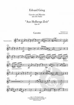 Gavotte und Musette von Edvard Grieg 