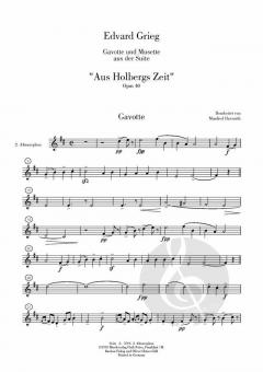 Gavotte und Musette von Edvard Grieg 