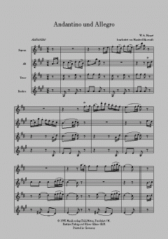 Les Petits Riens von Wolfgang Amadeus Mozart 