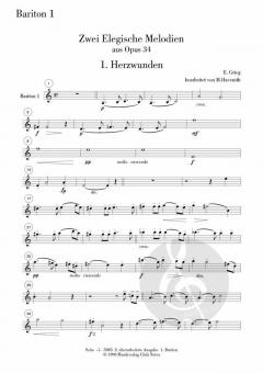 Zwei Elegische Melodien von Edvard Grieg 