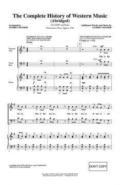 The Complete History Of Western Music Abridged (Audrey Snyder) 