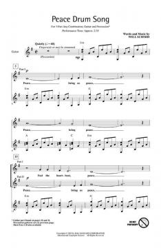 Peace Drum Song 3-Part 