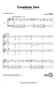 Exsultate Deo (Audrey Snyder) 
