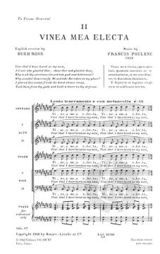 Four Motets For Lent Complete (Francis Poulenc) 