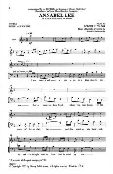 Annabel Lee With Optional Violin (Robert Young) 