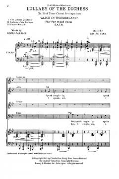 Lullaby Of The Duchess (Irving Fine) 