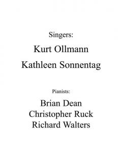 15 Easy Folksong Arrangements Low Voice 