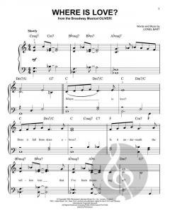 Where Is Love? von Lionel Bart 