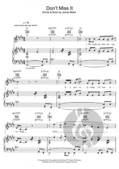 Don't Miss It von James Blake 