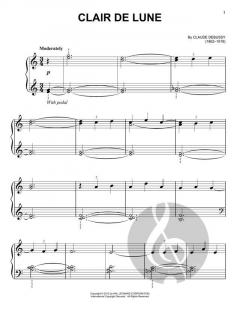 Clair de Lune von Claude Debussy 