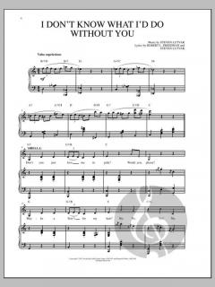 I Don't Know What I'd Do Without You von Steven Lutvak 