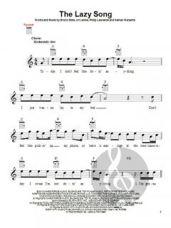 The Lazy Song von Bruno Mars 