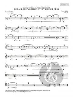 Let All The World In Every Corner Sing von Nico Muhly (Download) 