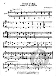 Fiddle-Faddle von Leroy Anderson für Klavier vierhändig im Alle Noten Shop kaufen