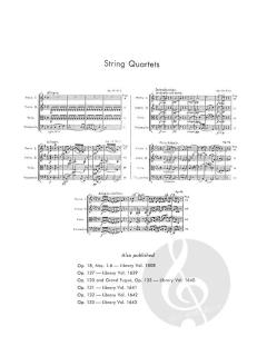 String Quartets von Ludwig van Beethoven 