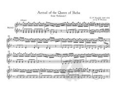 Ankunft der Königin von Saba B-Dur von Georg Friedrich Händel 
