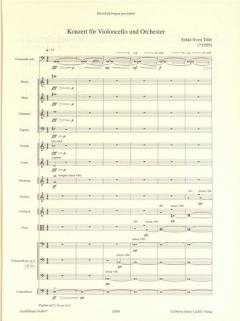 Konzert für Violoncello und Orchester von Erkki-Sven Tüür 