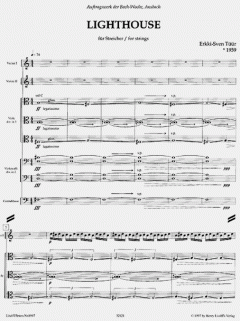 Lighthouse von Erkki-Sven Tüür für Streicher (Auftragswerk des Bach-Woche Ansbach) im Alle Noten Shop kaufen (Partitur)