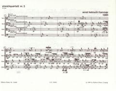 Streichquartett Nr. 3 von Ernst-Helmuth Flammer im Alle Noten Shop kaufen (Partitur)