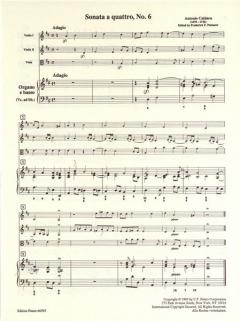 Sonata a quattro Nr. 6 (Antonio Caldara) 