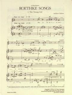 Roethke Songs von Andrew Imbrie 