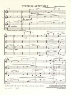 String Quartet 4 von Mario Davidovsky 