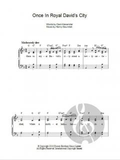 Once In Royal David's City von Cecil Frances Alexander 