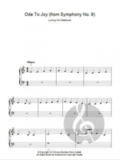 Ode To Joy from Symphony No. 9, Fourth Movement von Ludwig van Beethoven 
