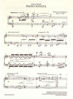 Sonate für Klavier von Richard Danielpour im Alle Noten Shop kaufen