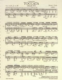 Toccata (Etüde Nr. 4) von Bruce J. Taub 