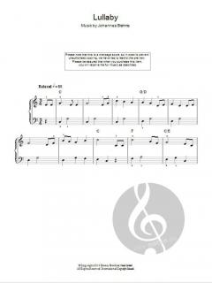 Lullaby von Johannes Brahms 