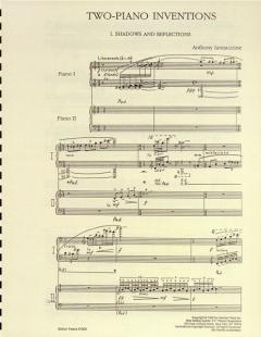 Two-Piano Inventions von Anthony Iannaccone für 2 Klaviere im Alle Noten Shop kaufen