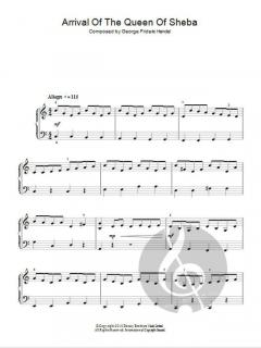 The Arrival Of The Queen Of Sheba von Georg Friedrich Händel 