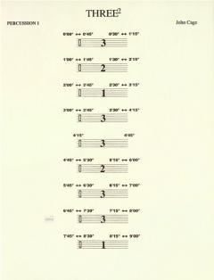 Three/2 For 3 Percussionists von John Cage im Alle Noten Shop kaufen